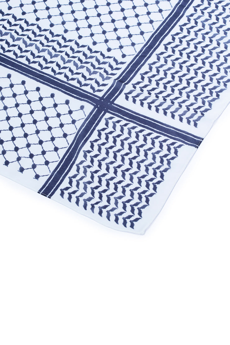 Kuffeyeh Print Chiffon Unisex Scarf