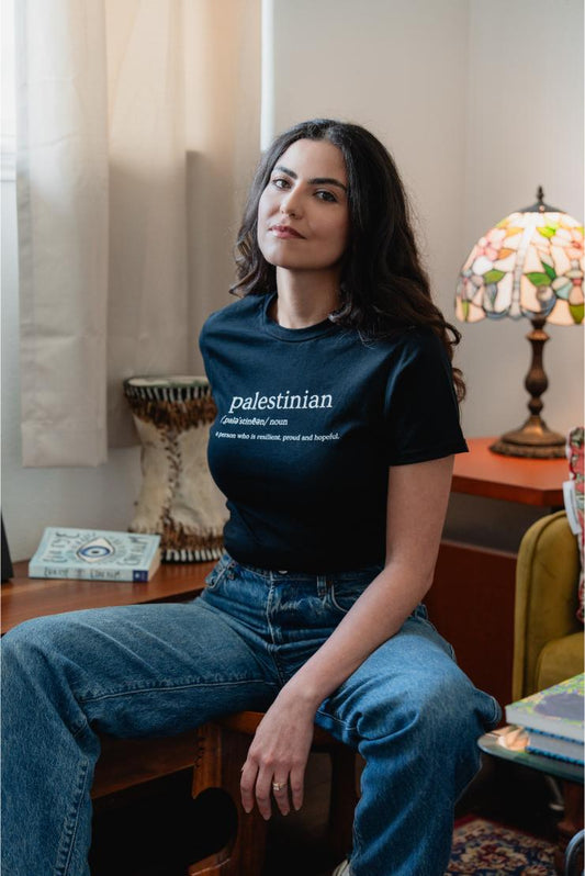 Palestinian Definition Tee - Black