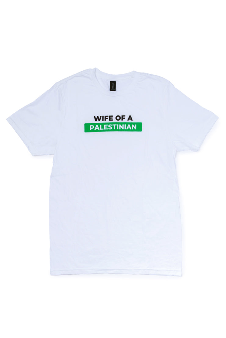 Wife Of A Palestinian Tee - White