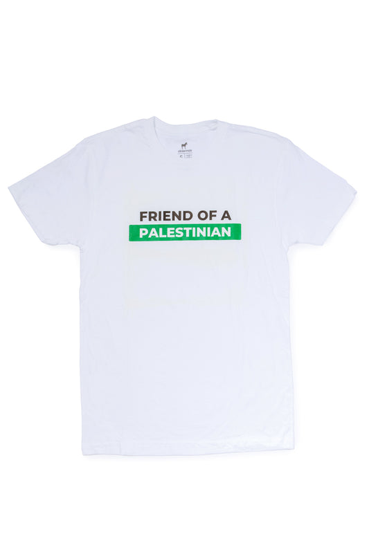 Friend Of Palestinian Tee - White