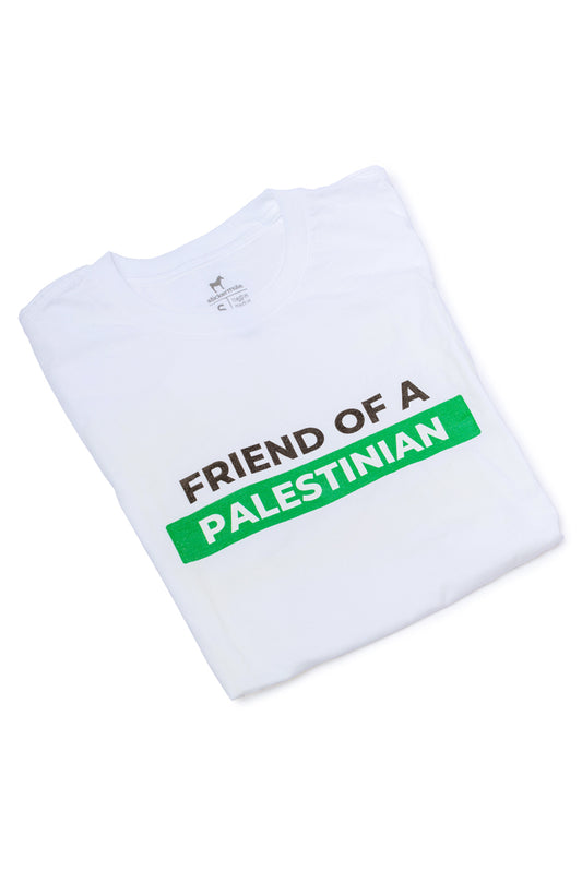 Friend Of Palestinian Tee - White