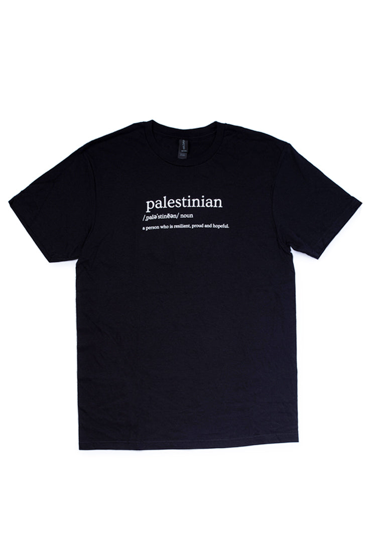 Palestinian Definition Tee - Black