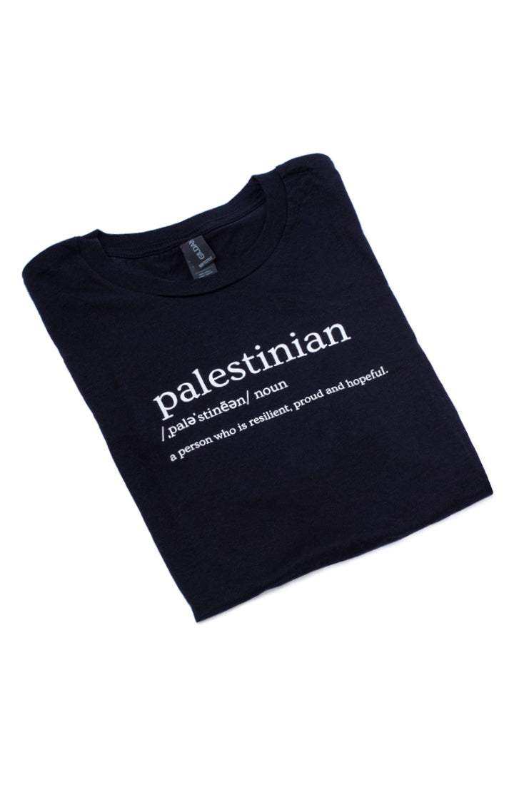Palestinian Definition Tee - Black