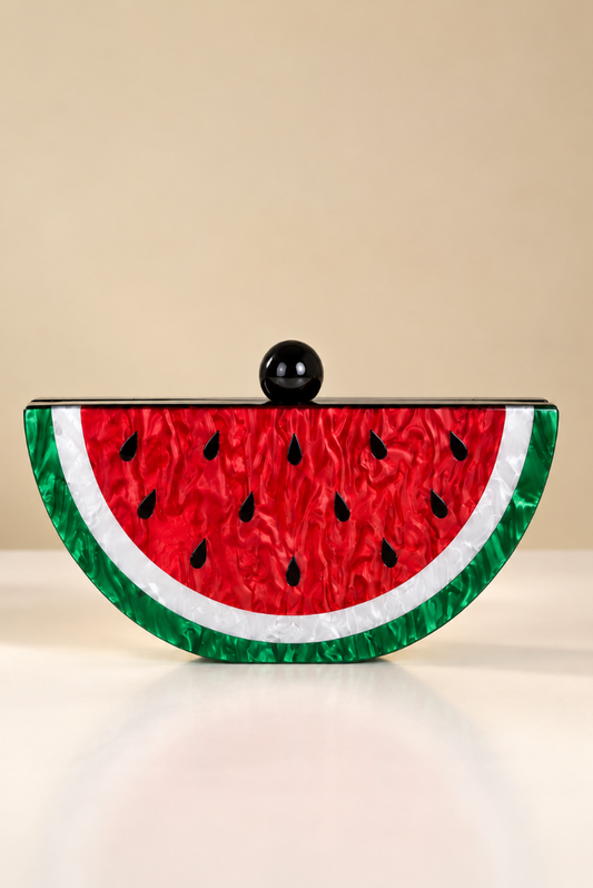 Acrylic Watermelon Clutch