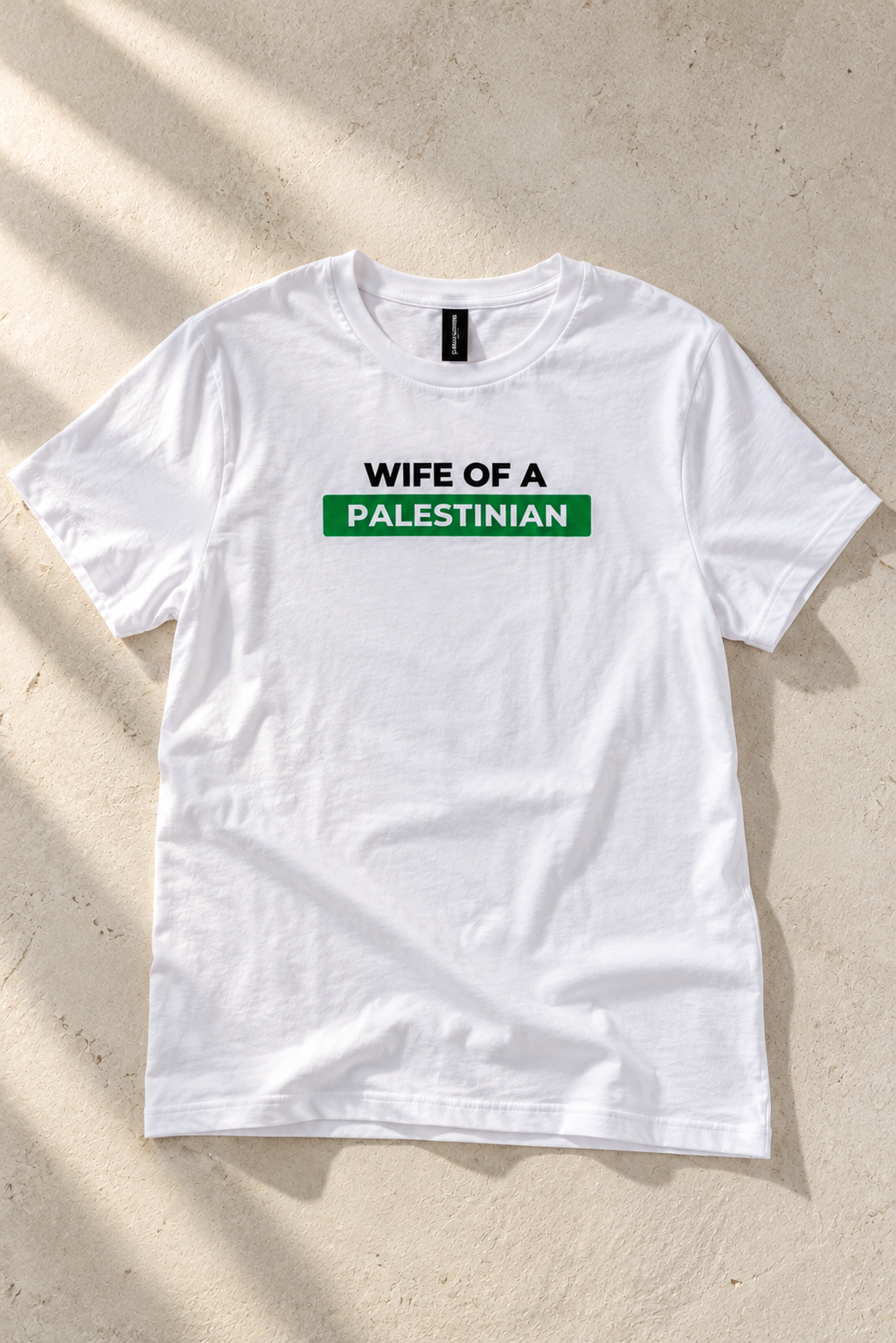 Wife Of A Palestinian Tee - White