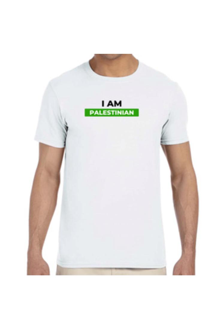 I Am Palestinian Tee - White