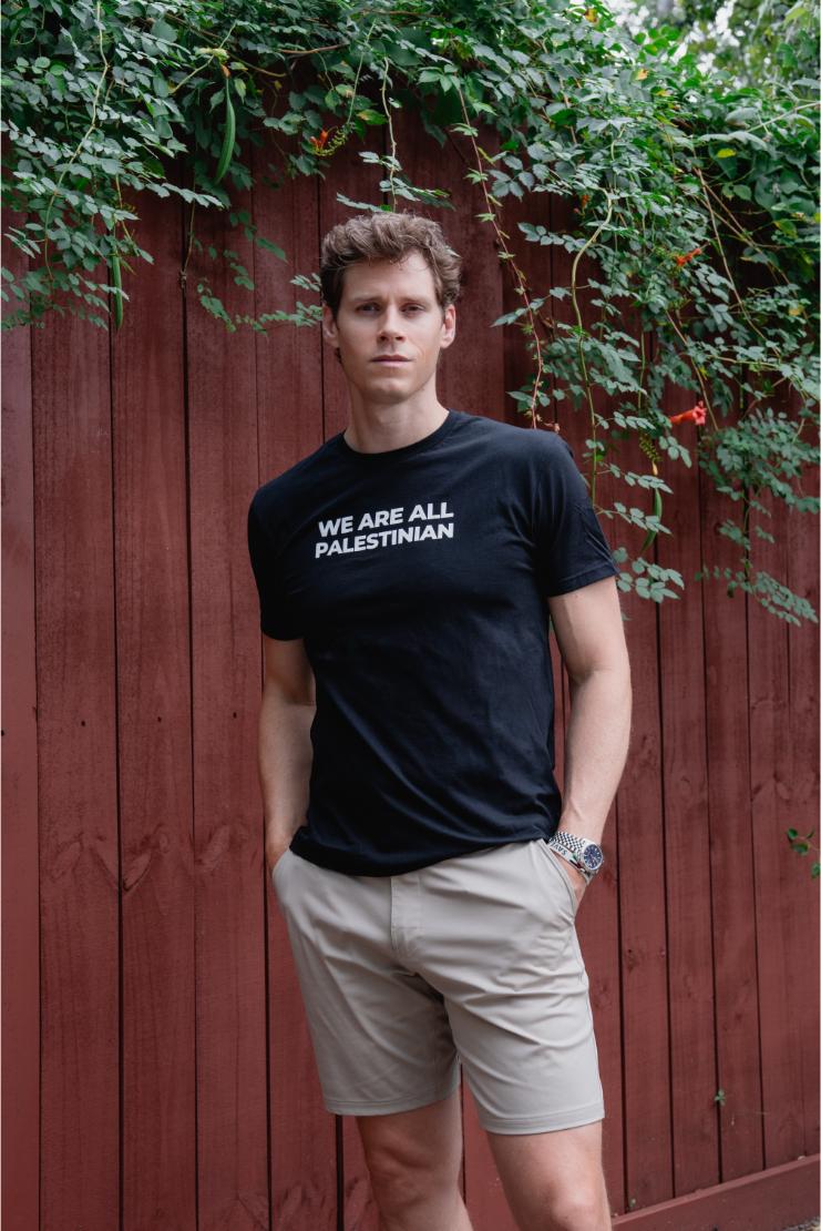 We Are All Palestinian Graphic Tee - Black